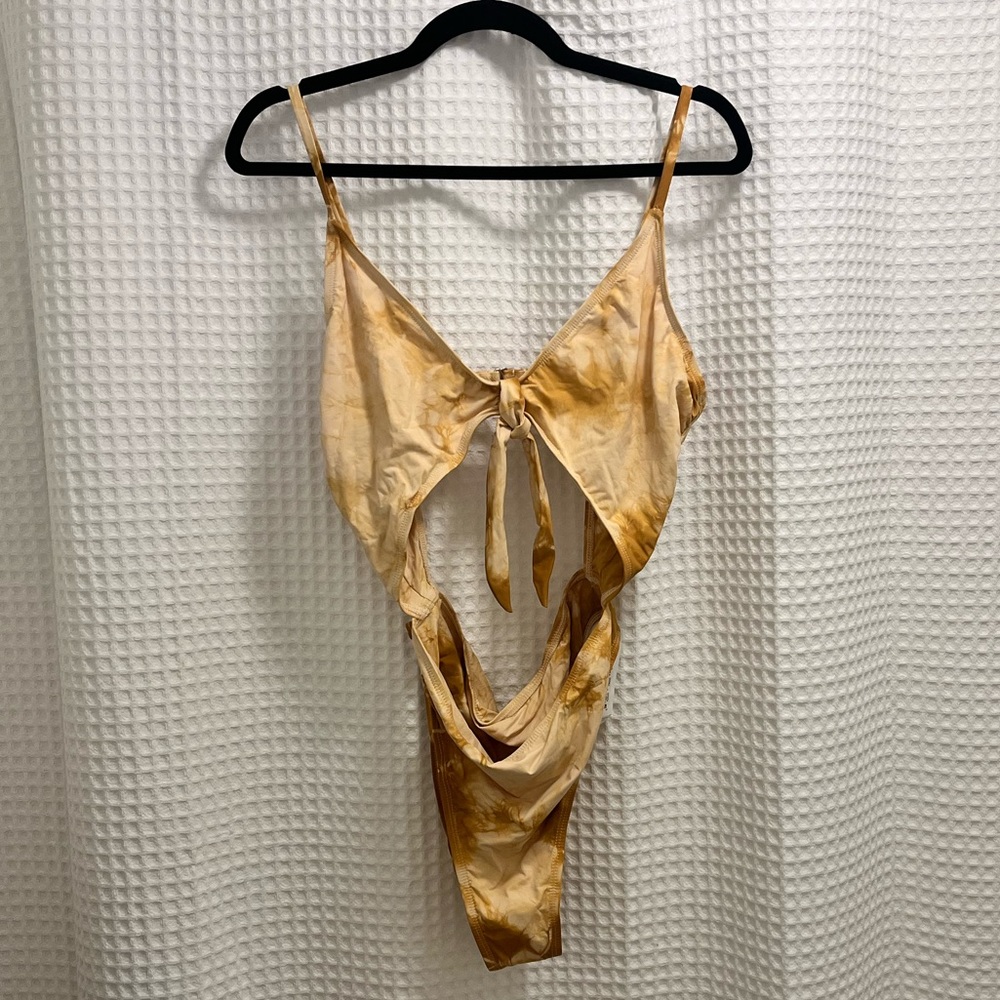 Dippin’ Daisy’s One Piece Tie Dye Cutout Swimsuit